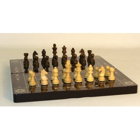 15" Floral Decoupage Wood Backgammon & Chess Set