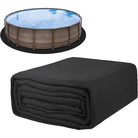 15 Foot Eco-Friendly Round Pool Liner Pad - Prevent Punctures and Extend The Life of Your Above Ground Swimming Pool or Hot Tub Liner, Eco-Friendly Above Ground Pool Liner pad