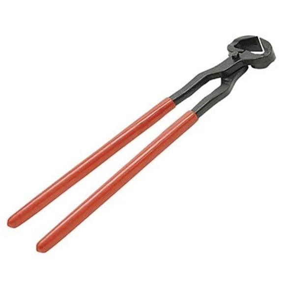 Jeffers Forged Hoof Nipper for Horses, 15" - Durable Steel Farrier Hoof Trimming Tool, Equine Hoof Cutter Nippers with Vinyl Grip Handle, Horse Hoof Care Grooming Tool for Farm, Stable