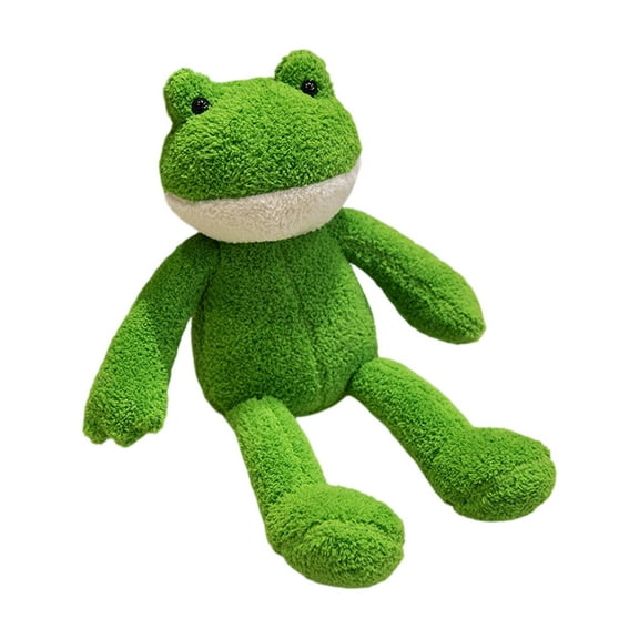 15" Frog Plush Toy – Ultra-Soft Frog Stuffed Animal, Cute Frog Plush Pillow Birthday Gift for Kids & Adults, Perfect for Snuggling, Playtime, and Bedroom Decor