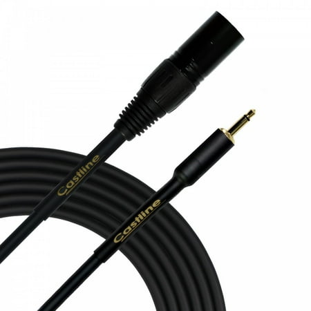 15 Ft Castline Gold XLR male to 3.5mm TS Patch Cable Mogami Neglex 2549