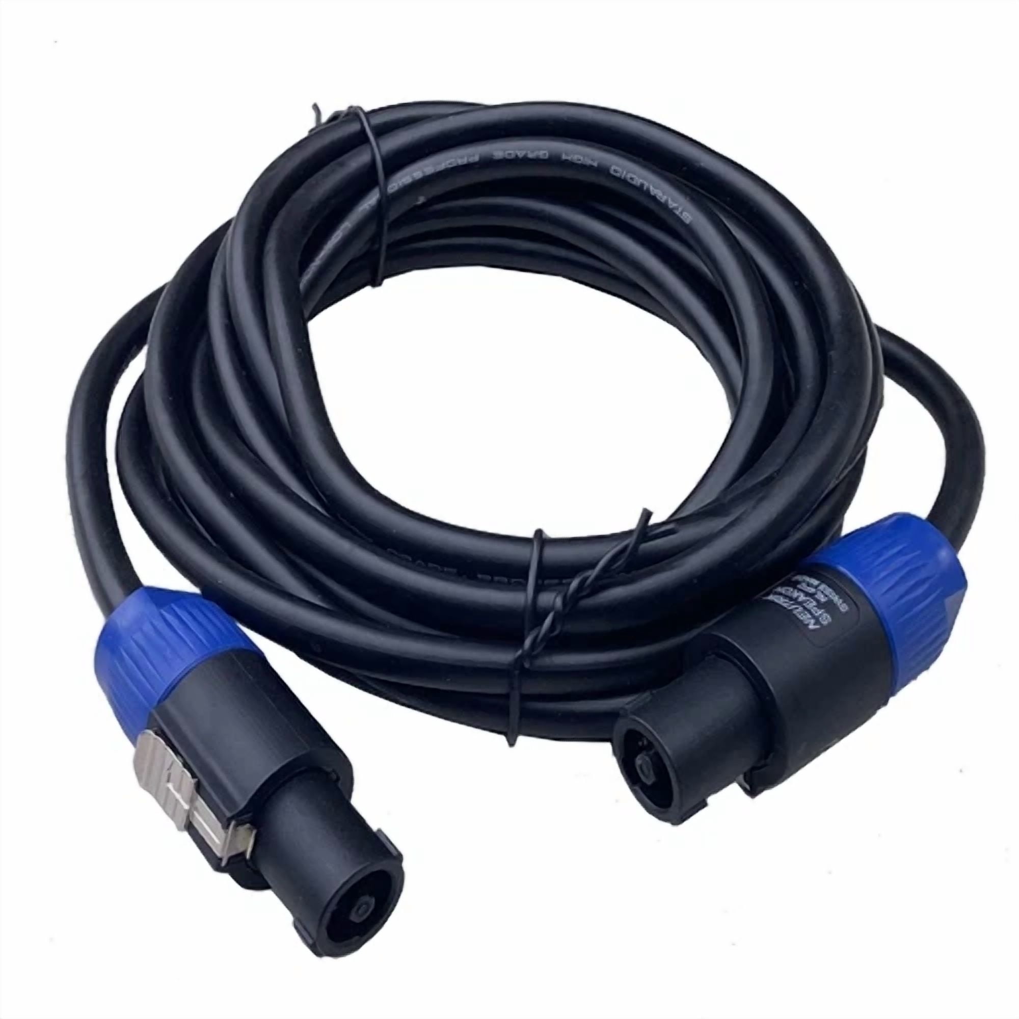 15 Ft Speakon To Speakon Cable 12 Gauge Awg Wire Dj/ Pro Audio Pa Speaker Cable