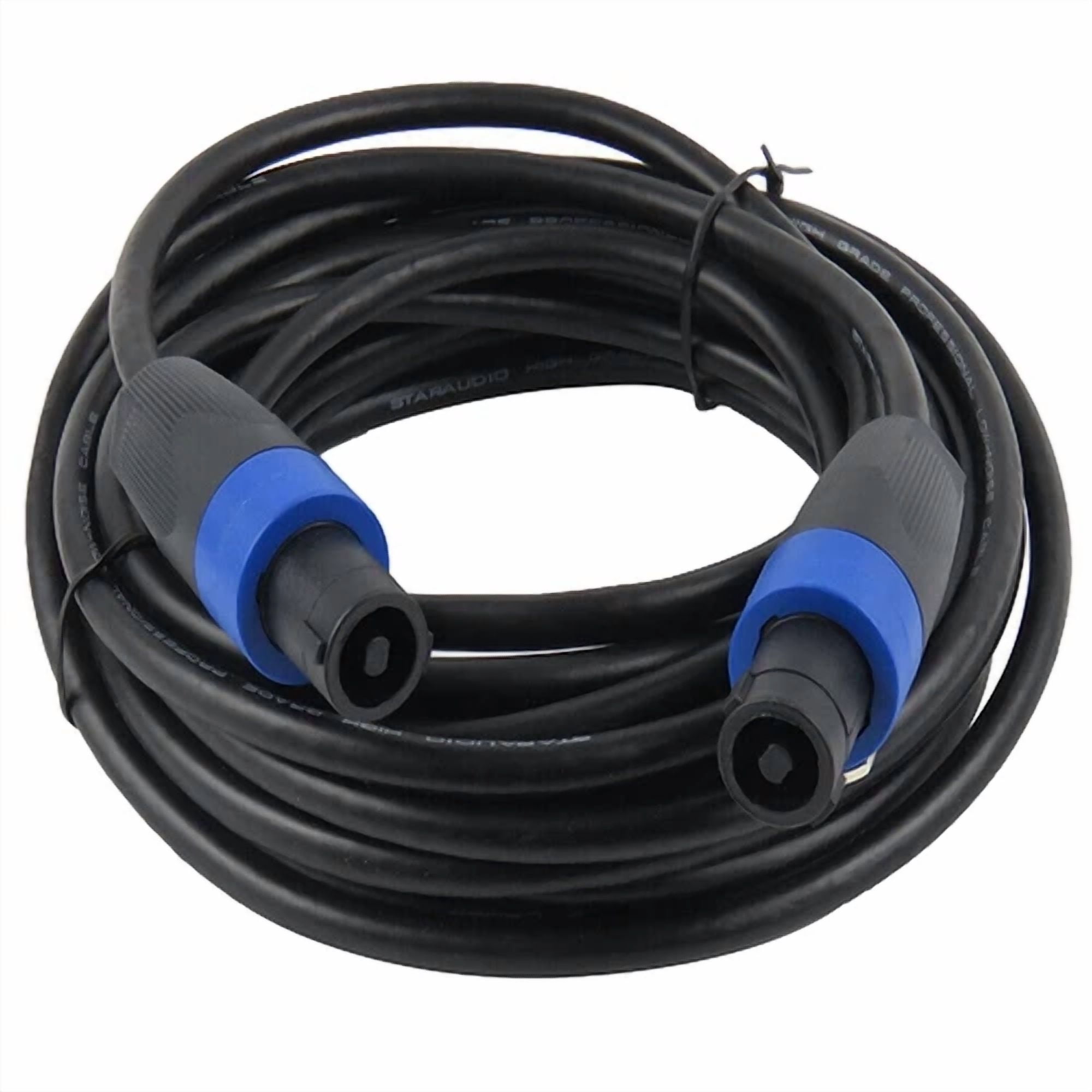 15 Ft Speakon To Speakon Cable 12 Gauge Awg Wire Dj/ Pro Audio Pa Speaker Cable
