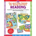 thumbnail image 1 of Pre-Owned 15 Fun & Easy Games for Young Learners: Reading: Reproducible, Easy-to-Play Learning Games That Help Kids Build Essential Reading Skills (Paperback) 0439202558 9780439202558, 1 of 1