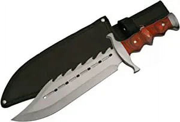 15" GATOR BACK BOWIE High Quality Knife (211398)