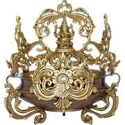 15" Gaja Ganesha Auspicious Urli in Brass | Handmade | Made in India - Brass Statue