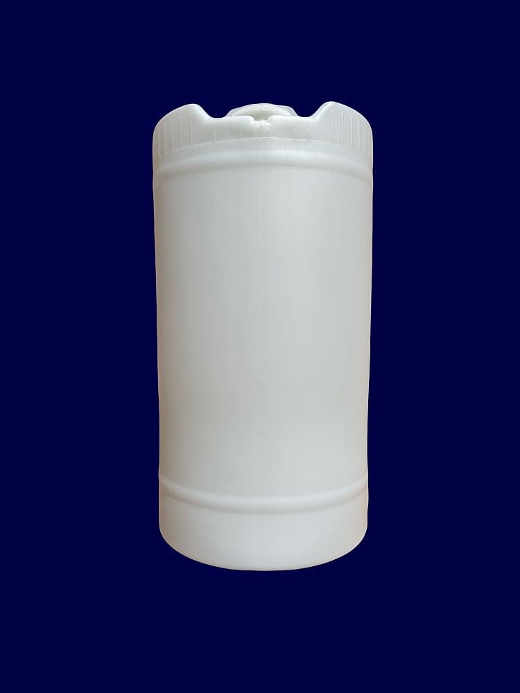 15 Gallon Plastic Natural Barrel 2x2 Inch Bung Caps