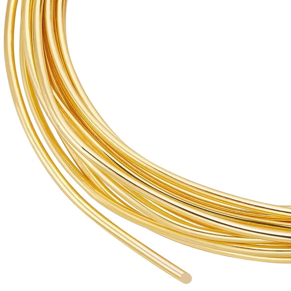 15 Gauge 18k Gold Plated Craft Wire Resistant Brass Jewelry Wire