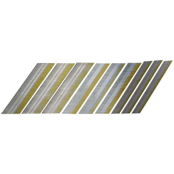 15 Gauge DA Angled Finish Nails, 34-Degree, 900-Pack(2-1/2inch, 2inch, 1-1/4inch 300 Per Sizes),Galvanized Assorted Size
