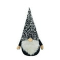 thumbnail image 1 of 15" Glittery Black and White Sparkle Gnome, 1 of 1