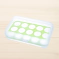 thumbnail image 1 of 15 Grids Egg Storage Holder Box Plastic Case Food Container Kitchen Tool(Green), 1 of 2