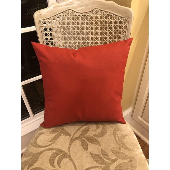 15 Halloween Fall Autumn Pumpkin Dark Red Bright Orange Outdoor Patio Pillow Case Only No Insert Included New