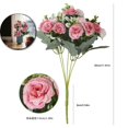 thumbnail image 1 of 15 HeadsFake Roses Artificial Flowers for Outdoors Spring Valentines Day Decorations, UV Resistant Fake Flower Bouquet Faux Silk Roses for Wedding Home Cemetery Summer Decor, 1 of 5