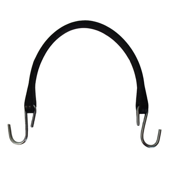 RAParts 15" Heavy Duty Natural Rubber Tarp Strap/Bungee Cord w/ Hooks