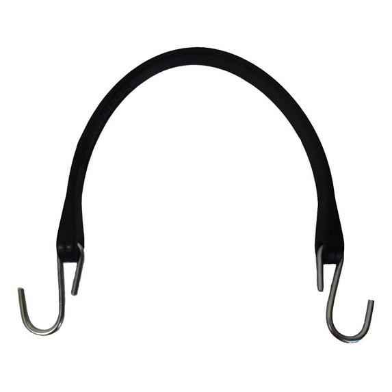 RAParts 15" Heavy Duty Natural Rubber Tarp Strap/Bungee Cord w/ Hooks