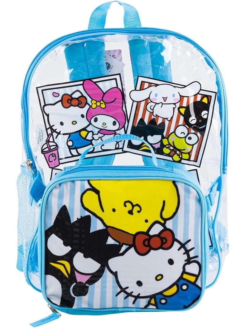 Fast Forward, Clear Backpack with Detachable Lunch Kit, 15