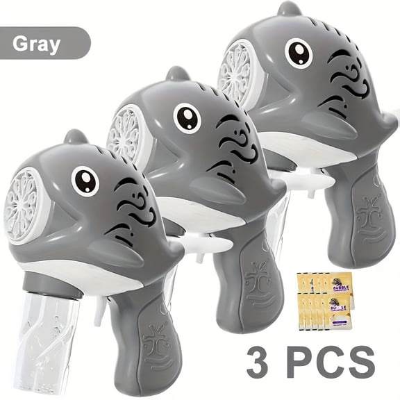 15 Holes Bubble Gun, Outdoor Bubble Machine Toys, Handheld Outdoor Bubble Gun Toys Seaside And Beach Accessories, Can Be Used As Birthday Gift With 10pcs Of Bubble Liquid, 1pc, 3pcs, Best For Weekend