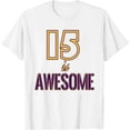 thumbnail image 1 of 15 IS AWESOME My Lucky Number&nbsp; Stylish Womens Graphic Tee - Short Sleeve Summer Top for Women, Cute & Comfortable, 1 of 3