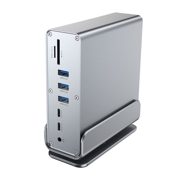 15 In 1 USB C Hubs With HDTV 4K 60Hz PD100W Fast Charging Gigabit Ethernet And Multiple Port For Laptop Desktop