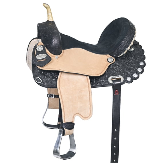 15 In Flex Tree Western Horse Saddle American Leather Trail Barrel By Hilason