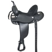 15 In Hilason Horse Trail Pleasure Endurance Synthetic Saddle Black