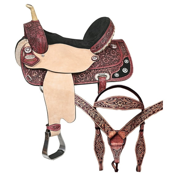 15 In Western Horse Treeless Saddle American Leather Trail Barrel Tack