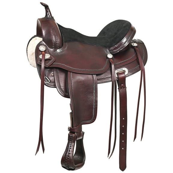 15 In Western Horse Treeless Saddle American Leather Trail Pleasure