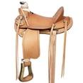 thumbnail image 1 of 15 In Western Horse Wade Saddle American Leather Ranch Roping Tan Kote Hilason, 1 of 8