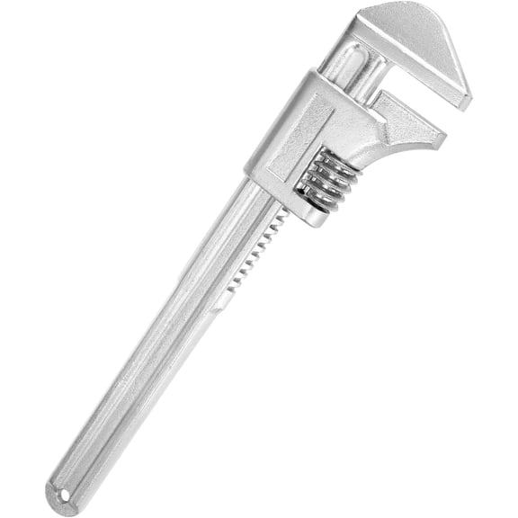15 Inch Automotive Wrench - Adjustable Chrome-Plated Tool for Plumbers, Pipe, Home, Auto Repair