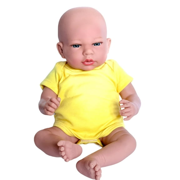 15 Inch Baby Doll Clothes- Sunshine Yellow Romper Fits 15-18" Baby Dolls