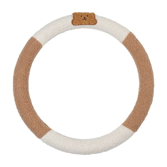 15 Inch Cute Bear Steering Wheel Cover Comfort, Control, and Style for Your Vehicle