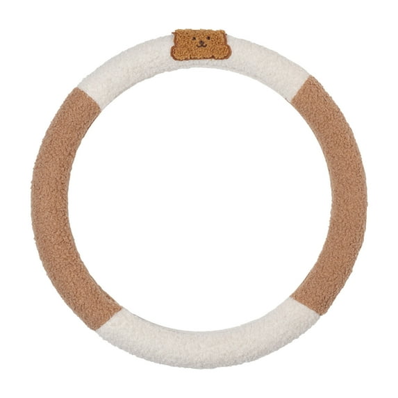 15 Inch Cute Bear Steering Wheel Cover Comfort, Control, and Style for Your Vehicle