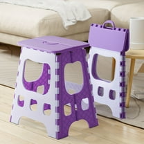 15-Inch Folding Step Stool, 330lb Capacity Non-Slip Stool for Kitchen, Bathroom & Bedroom Use