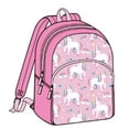 thumbnail image 1 of 15 Inch Fun Printed Backpack with Front Zippered Pocket & Padded Adjustable Shoulder Straps in&nbsp;Unique Unicorns, 1 of 2