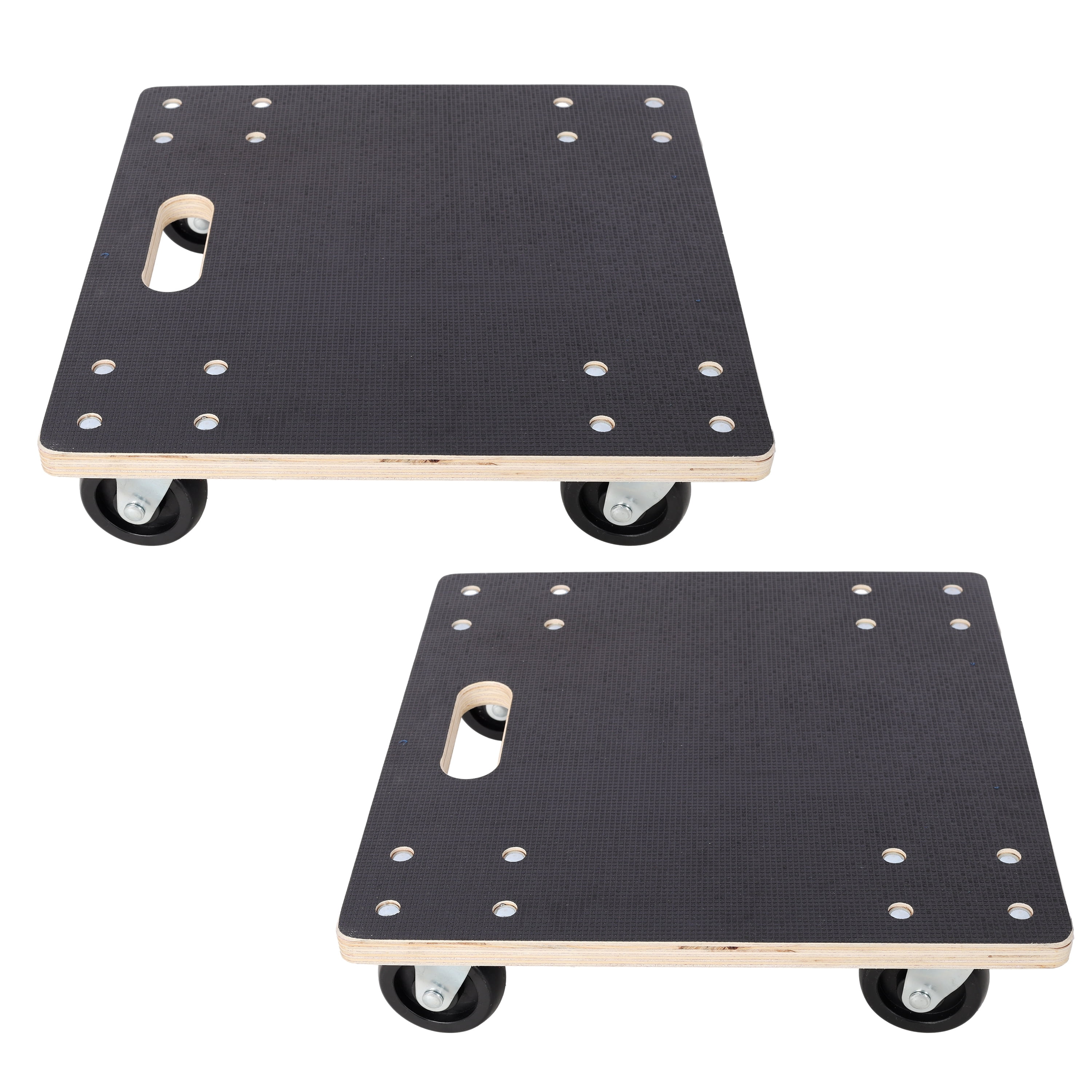 15-Inch Furniture Moving Wooden Dolly, Heavy Duty Plywood Mover with 4 PP Swivel Wheels, 1320 lbs Capacity Rolling Cart for Piano, Couch, Fridge & Appliances, 2 Pack