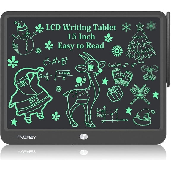 15 Inch LCD Writing Tablet for Kids, Toddler Toys Doodle Board Drawing Pad, Reusable Educational and Learning Drawing Tablet Toys Christmas Birthday Gift for Boys Girls 3 - 9 Years Old