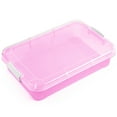 15 Inch Portable Sensory Bin Play Tray with Lid, Fill with Water, Sand