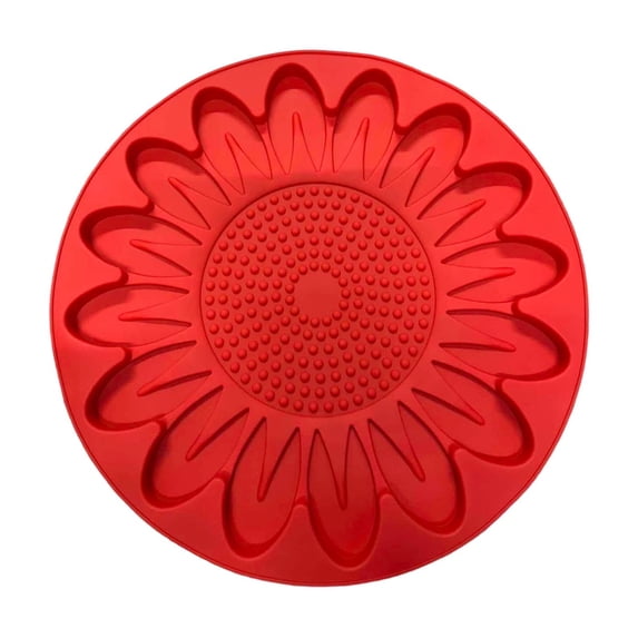15 Inch Reusable Flexible Sunflower Stepping Stone Mold, DIY Craft Concrete Cement Casting Mold for Garden Pathway & Lawn Decoration, Ideal for Home & Gardening Enthusiasts