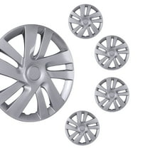 15 inch Set Of 4 Hubcaps Wheel Rims Cover for 2013-2021 Nissan NV200 Compatible With Steel Wheels Snap on Installation PP Material,Lacquer