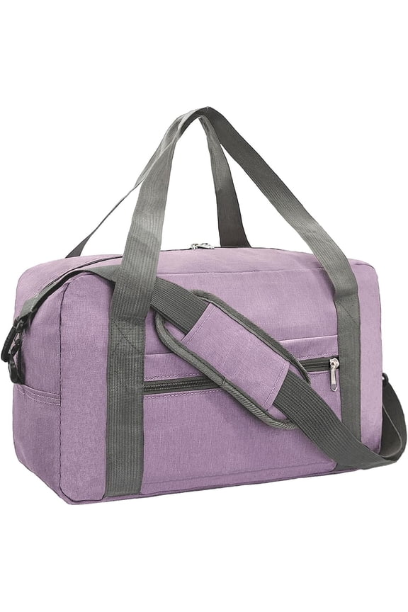 15 Inch Small Carry Bags for Airplanes Spirit Airlines Personal Item Bag Underseat Foldable Travel Duffle Gym Bags for Women Men(20L,)