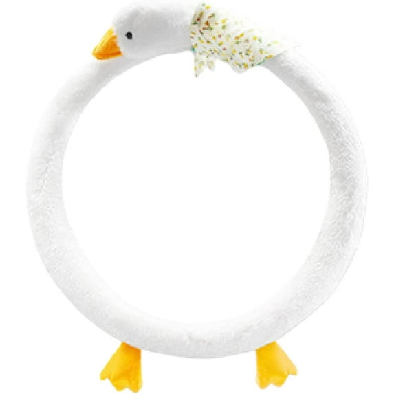 15 Inch Steering Wheel Cover, Comfortable Grip Cartoon Design Anti-Static Plush Car Styling Steering Wheel Cushion for Automobiles