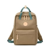 15 Inch Travel Backpack Carry-on Laptop Backpack Lightweight College School Bag Casual Daypack Overnight Bag Weekender Bag Gift for Men Women - Khaki