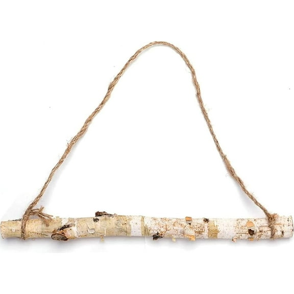 15-Inch White Birch Logs for Decoration - Decorative Farmhouse Home Wall Hanging Decor (15 Inch)