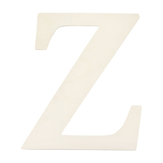 15 Inch Wooden Letter,Large Blank Unfinished Wooden Alphabet Letters for Crafts, DIY Projects, Birthday, Party(Letter Z)