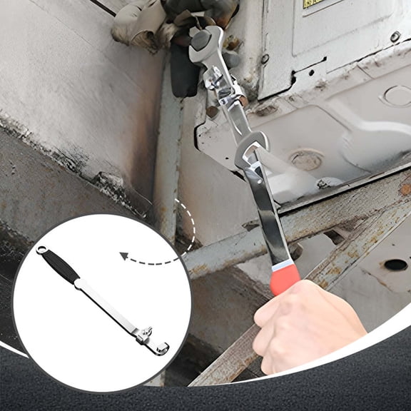 15 Inch Wrench Extender Tool Bar, Universal Extra Long Extension Maximum Leverage Amplified Torsion, for Garage Mechanics