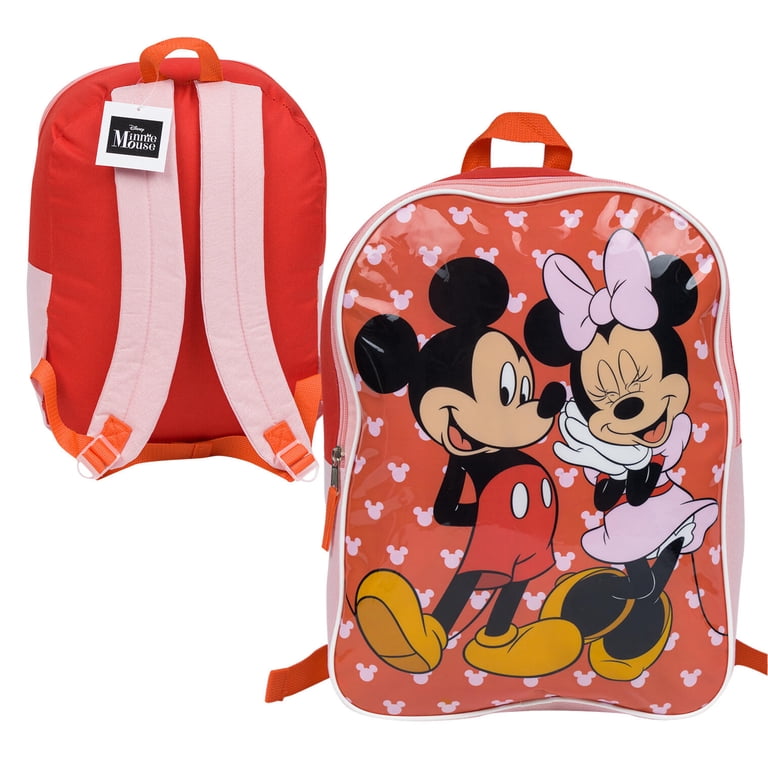 15 Inches Disney Minnie Mouse & MIckey School Bakcpack  display picture 3