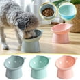 thumbnail image 1 of 15° Inclined Pet Feeding Bowl - Anti-Slip & Anti-Tip Design for Cats & Dogs, Elevated Bowl Reduces Neck Strain, Durable Material, Easy to Clean, Suitable for Dry/Wet Food, 4.52*4.6in, Pink, 1 of 6