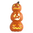 thumbnail image 1 of 15" Jack O Lantern - Large Light-Up Pumpkin for Garden, Patio, and Front Door Decorations, 1 of 7