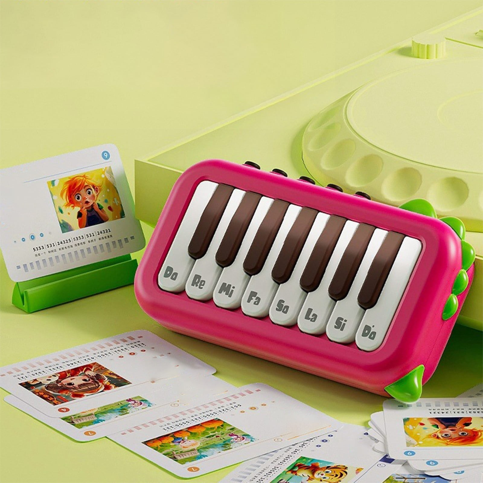 15 Key Pocket Piano Mini Electronic Piano One Click Switching Between 3 ...