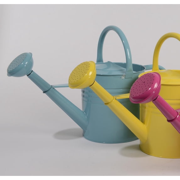 15" L'Eau de Fleur Robin Egg Blue Outdoor Garden Patio Watering Can - 10 Liter